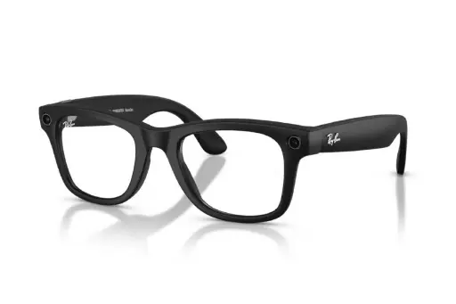 [RAY022] Ray-Ban Meta Wayfarer- Gen2 - F Mat Siyah - L Şeffaf Mavi-Mor Işık Filtresi - RW4012 S53