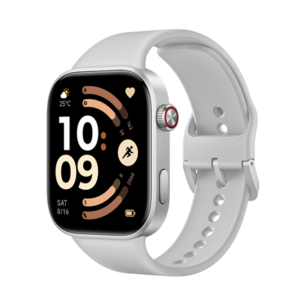 [XIAOMI0372] Xiaomi Redmi Watch 6 Gri Akıllı Saat, Sesli Arama Özelliğiyle - Gümüş Gri