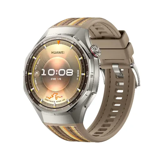 [HUAWEI021] Huawei Watch GT 6 Pro 46mm Kahverengi Kompozit Dokuma Kayış