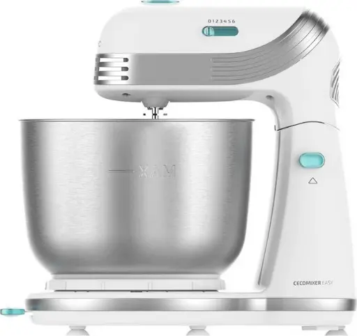 [CECOTEC010] Cecomixer Easy White Stand Mixer – Dough Kneading and Whisking Machine