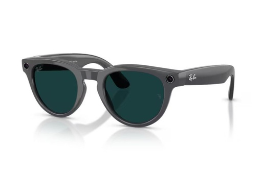 [RAY023] RAY-BAN META HEADLINER - 2. Nesil Parlak Asteroid Grisi Şeffaf/Zümrüt Yeşili Transitions S50 RW4013 ( 6702CE50 )