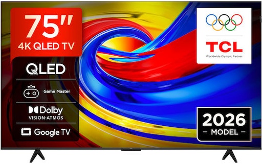 [TCLTV0109] TCL 75P7L 75"4K UHD Google Smart QLED TV
