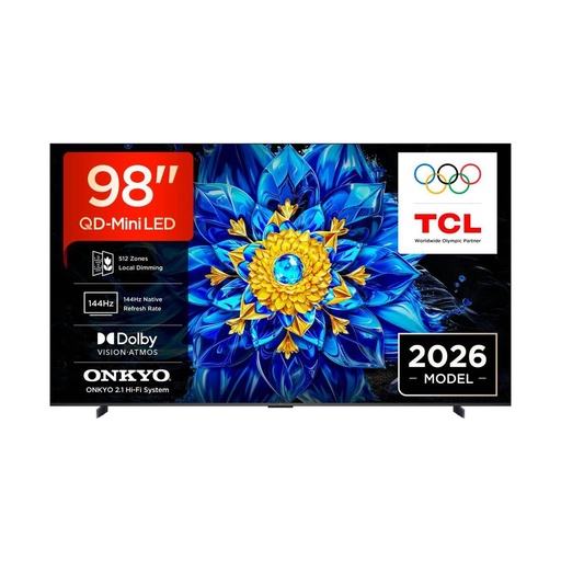 [TCLTV0113] TCL 98P8L Premium 4K Ultra HD 98" Google Smart QD-Mini LED TV