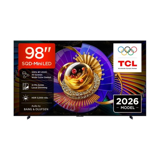 [TCLTV0117] TCL 98C7L 4K Ultra HD 98" 248 Ekran Uydu Alıcılı Google Smart SQD Mini LED TV
