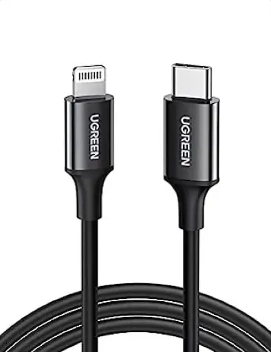 [UGREEN0203] Ugreen USB-C to Lightning M/M Cable 2M 60752 - Black