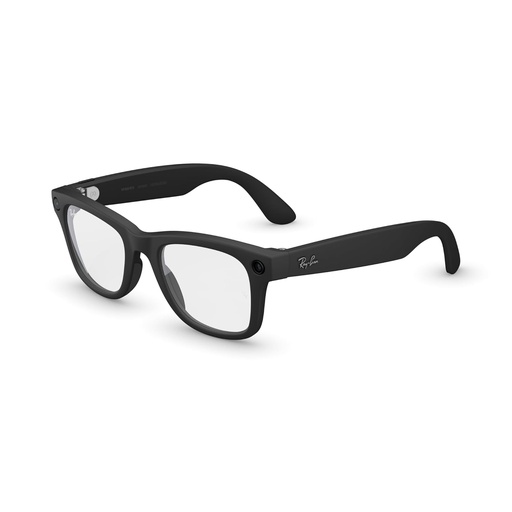 [RAY025] Ray-Bay Meta (GEN 2) Wayfarer Matte Black Clear - 601SSB50 S50 RW4012